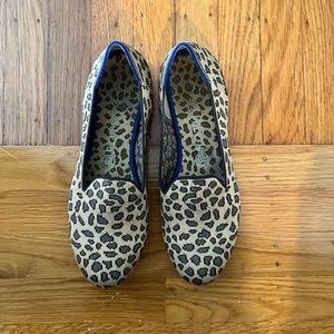 Rothy leopard loafers